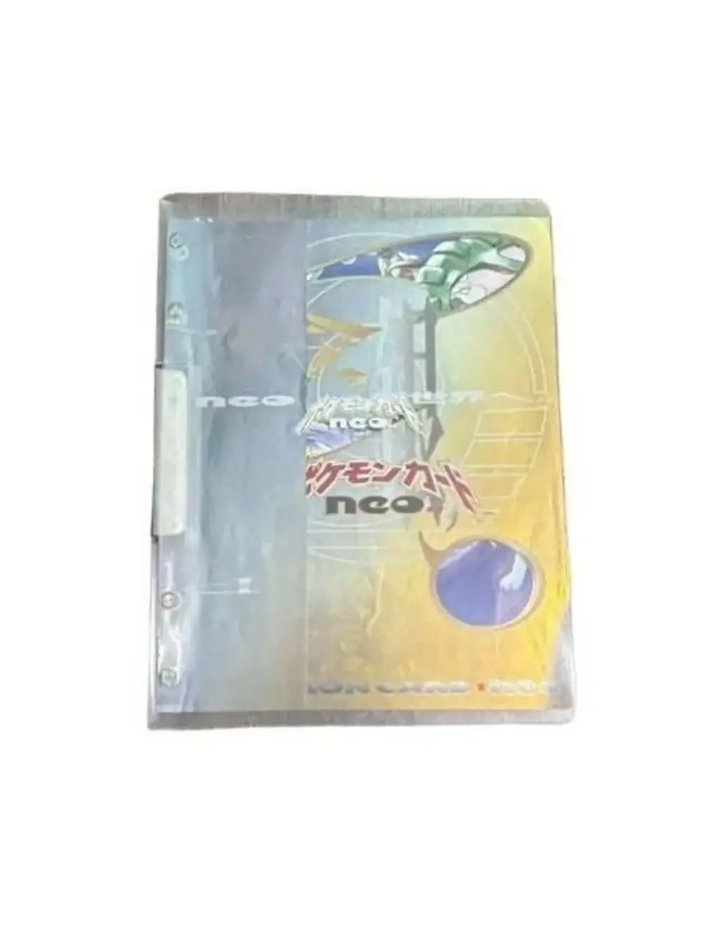 Rare vintage Japanese Pokemon Neo Genesis Premium File Card Binder (Empty)